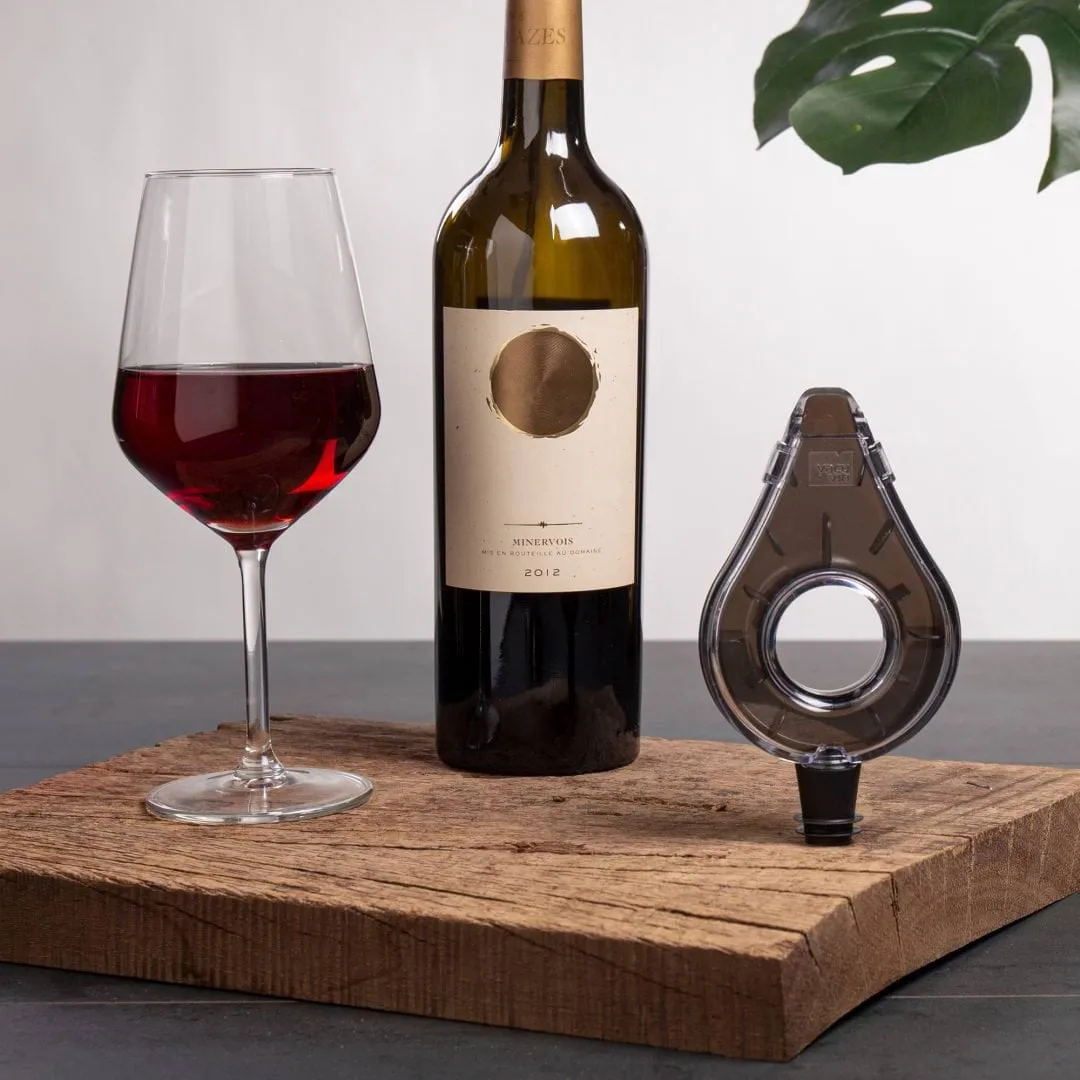 Aireador de vino Vacuvin Wine Aerator, Gris Vacuvin