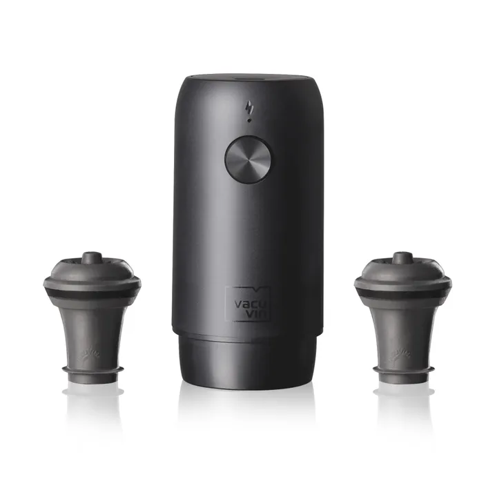 Bomba de vacío eléctrica para vino Vacuvin Wine Saver - Negro - Vacuvin