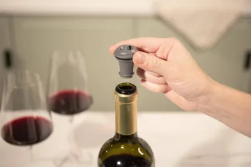Bomba de vacío eléctrica para vino Vacuvin Wine Saver - Negro - Vacuvin