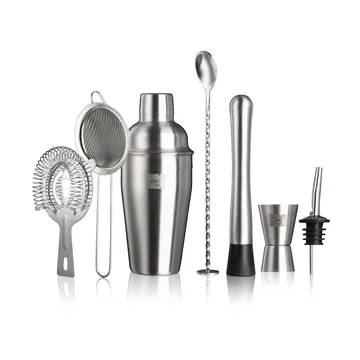 Set de coctelería Vacuvin Lovers Bar In A Box - Acero inoxidable, 7 piezas - Vacuvin