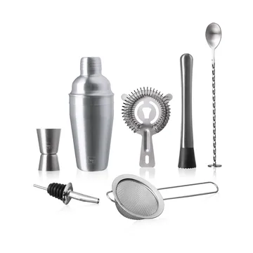 Set de coctelería Vacuvin Lovers Bar In A Box - Acero inoxidable, 7 piezas - Vacuvin