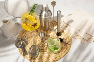 Set de coctelería Vacuvin Lovers Bar In A Box - Acero inoxidable, 7 piezas - Vacuvin