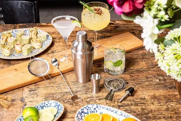 Set de coctelería Vacuvin Lovers Bar In A Box - Acero inoxidable, 7 piezas - Vacuvin