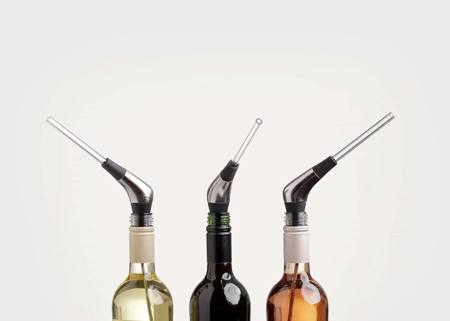 Set de regalo de vino Vacuvin Slow Pourer, Negro Vacuvin