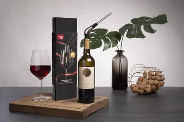Set de regalo de vino Vacuvin Slow Pourer - Negro - Vacuvin