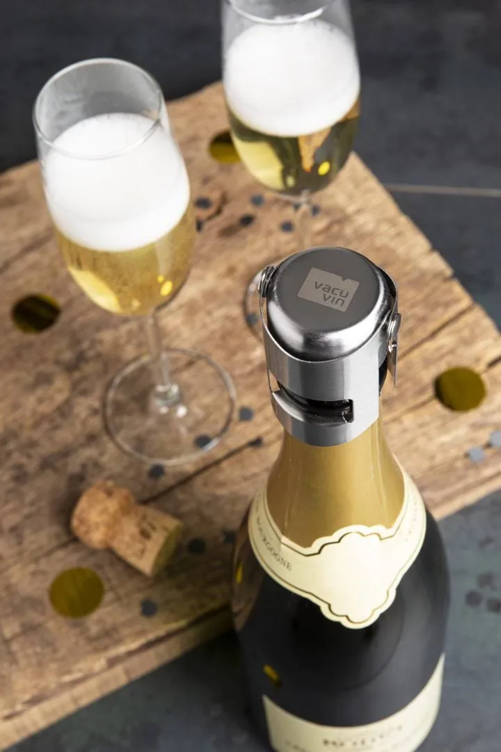Tapón para vino Vacuvin champagne stopper, Acero inoxidable Vacuvin