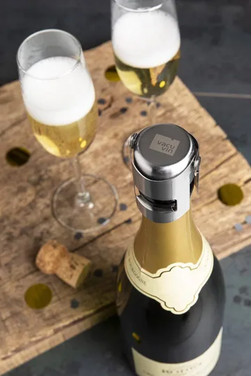 Tapón para vino Vacuvin champagne stopper - Acero inoxidable - Vacuvin