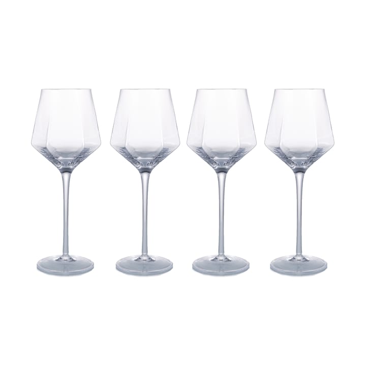 4 Copas de vino HEXA 35 cl - Transparente - Vargen & Thor