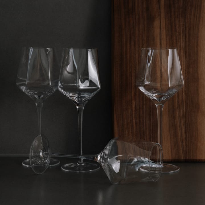 4 Copas de vino HEXA 35 cl - Transparente - Vargen & Thor