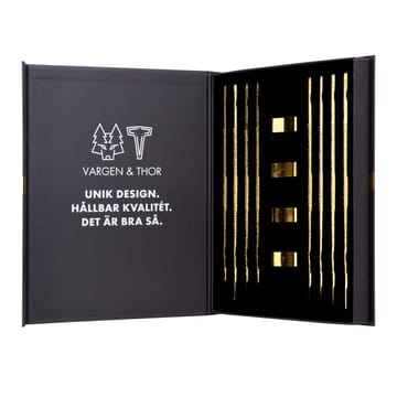 4 Palillos Kito Chopsticks - latón - Vargen & Thor
