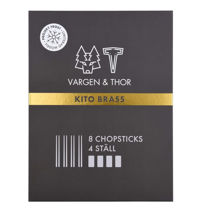 4 Palillos Kito Chopsticks, latón Vargen & Thor