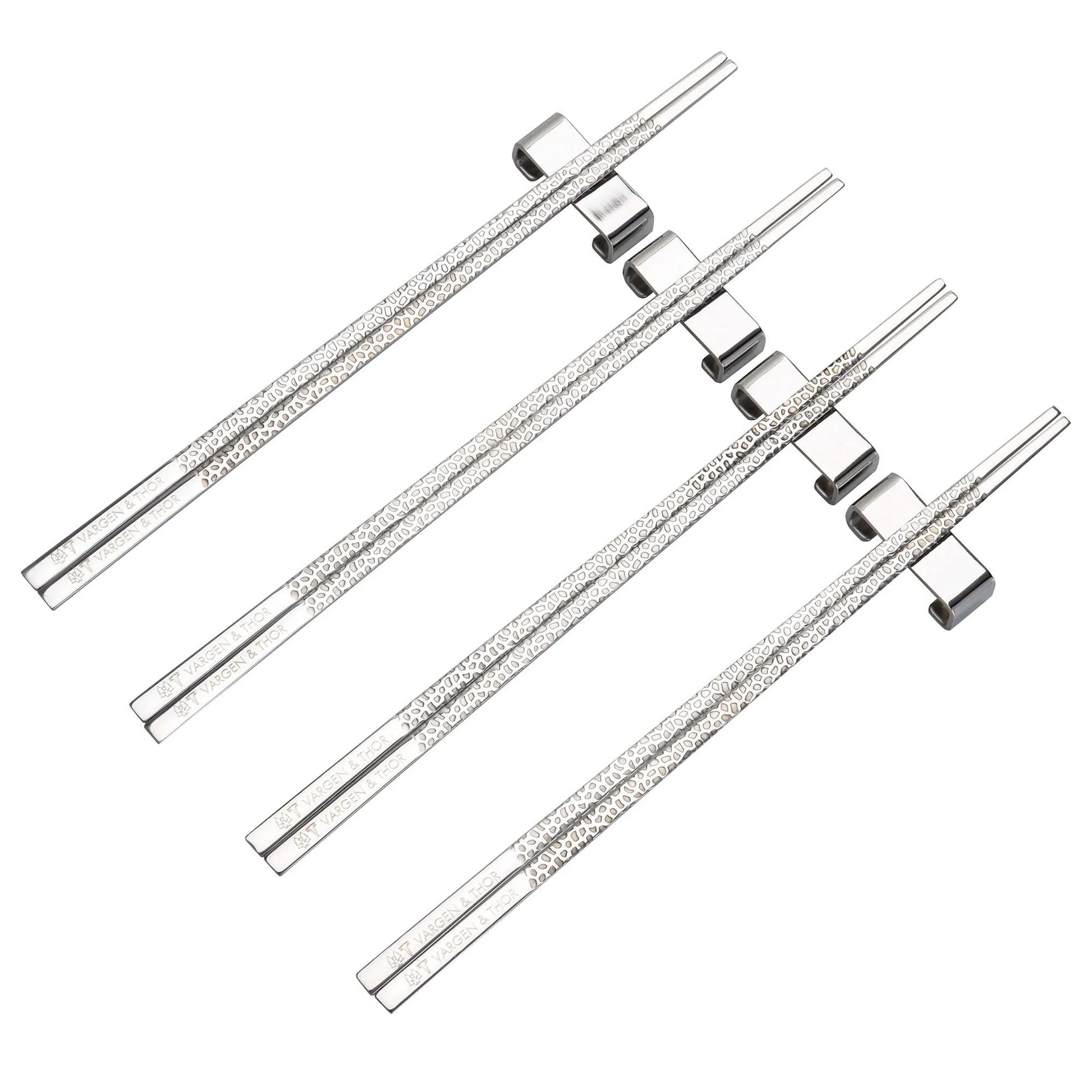 4 Palillos Kito Chopsticks, plata Vargen & Thor