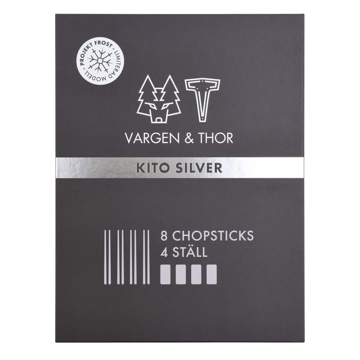 4 Palillos Kito Chopsticks, plata Vargen & Thor