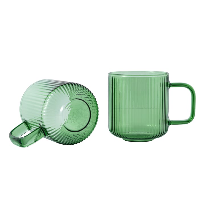 4 Tazas de café YKON 41 cl, Verde Vargen & Thor