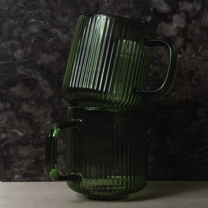 4 Tazas de café YKON 41 cl, Verde Vargen & Thor