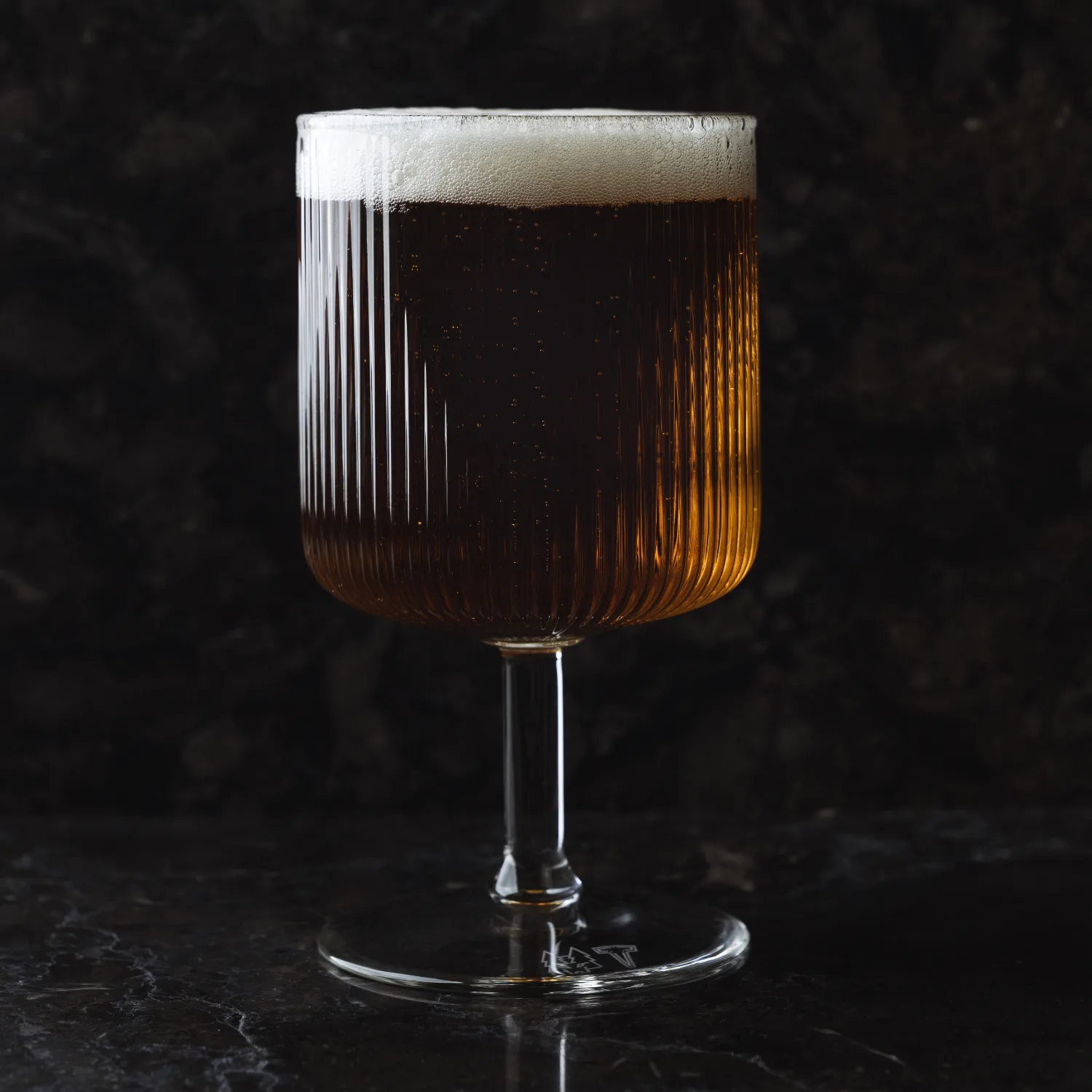 4 Vasos de cerveza YKON 37 cl, Transparent Vargen & Thor