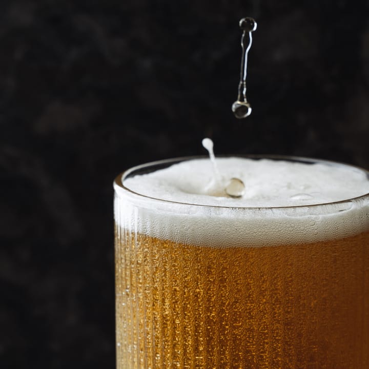 4 Vasos de cerveza YKON 37 cl, Transparent Vargen & Thor