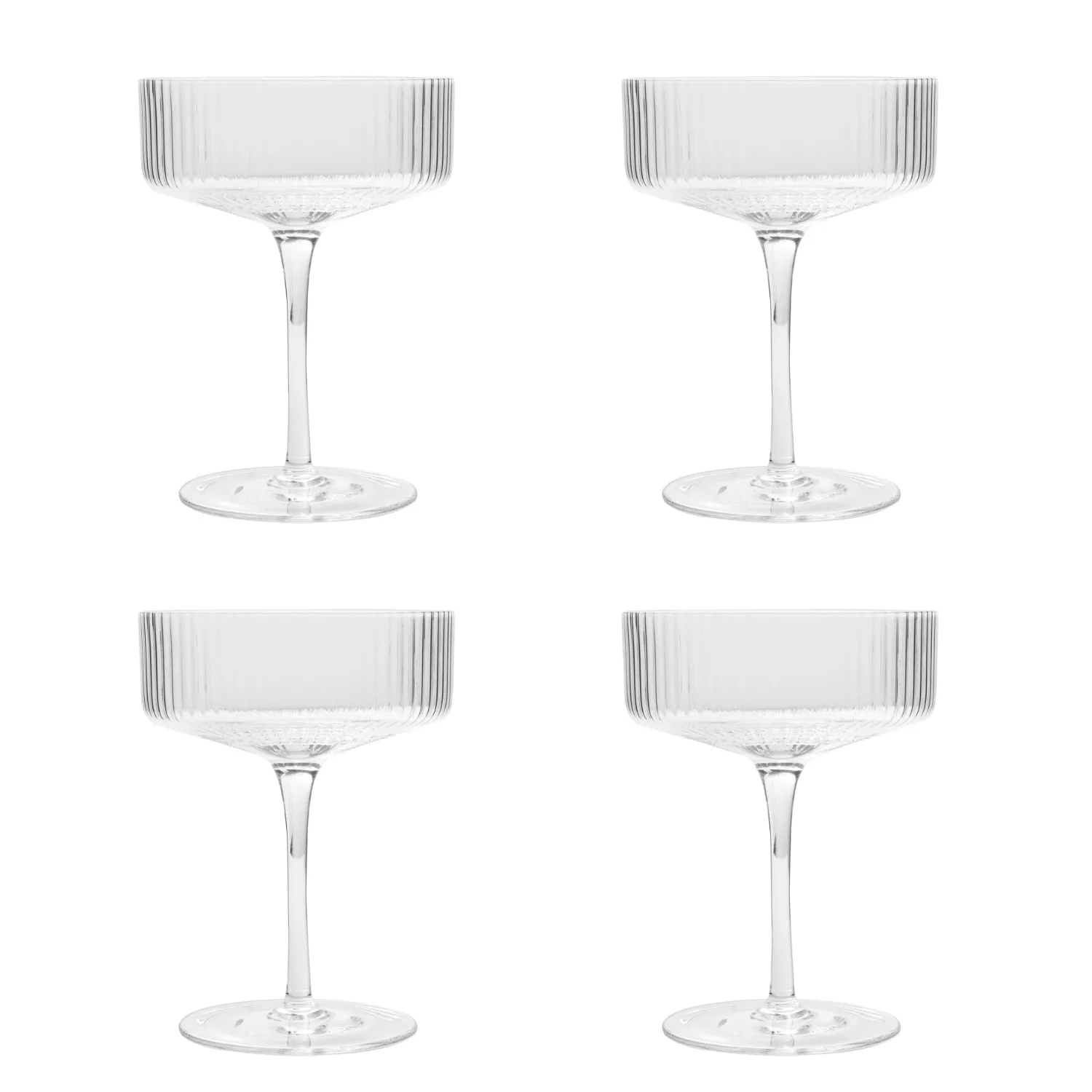 4 Vasos de cóctel YKON 25 cl, Transparent Vargen & Thor
