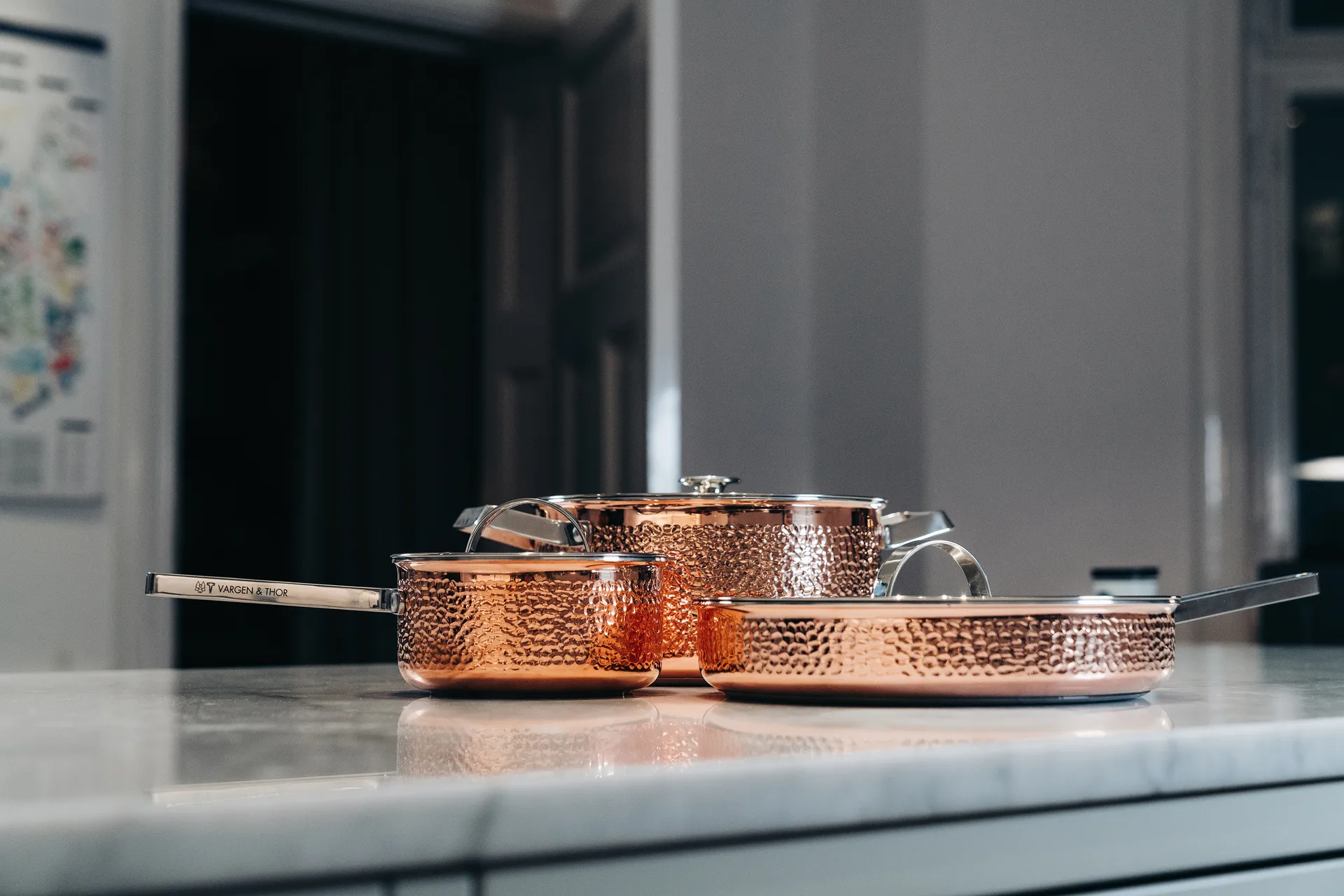 Batería de cocina Vargen & Thor Mjölner, 3 piezas Vargen & Thor