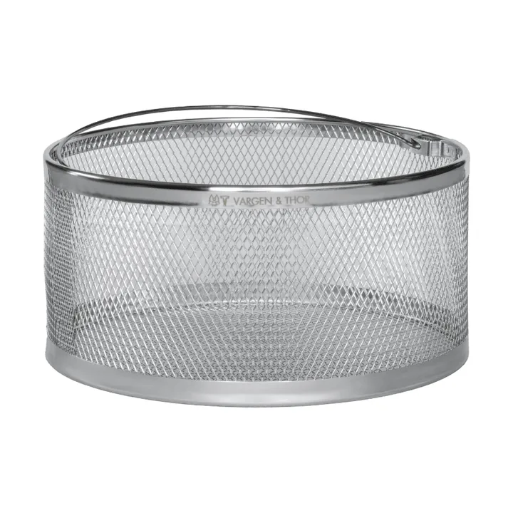 Cesta para pasta Bas - Plateado, Ø21 cm - Vargen & Thor