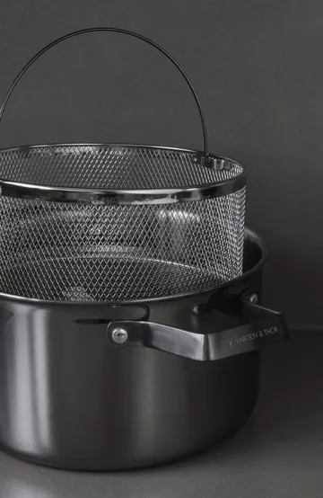 Cesta para pasta Bas - Plateado, Ø21 cm - Vargen & Thor