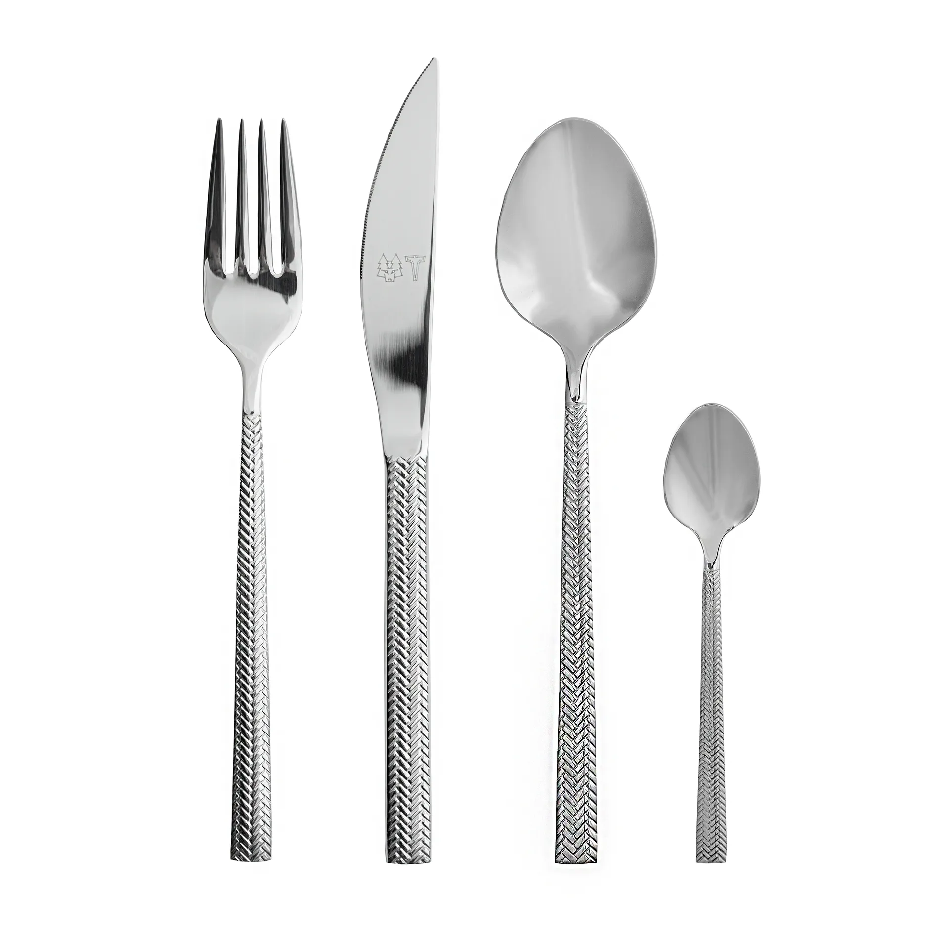 Cubertería Glöd 16 piezas, Patrón de espiga Vargen & Thor