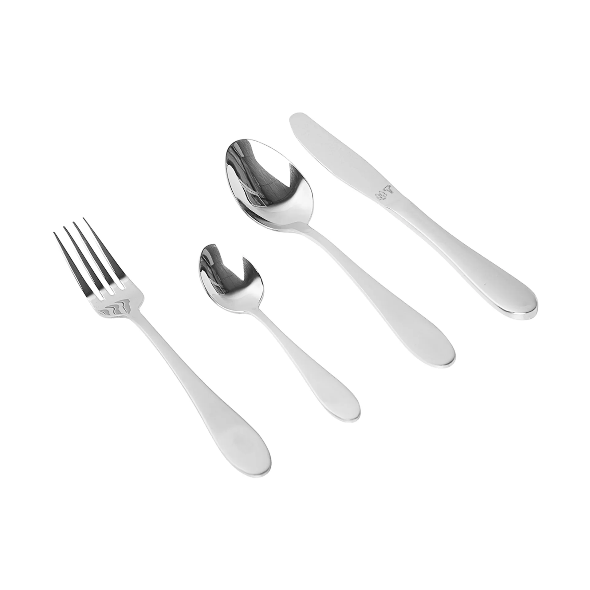 Cubertería Nord 16 piezas, Plata pulida Vargen & Thor