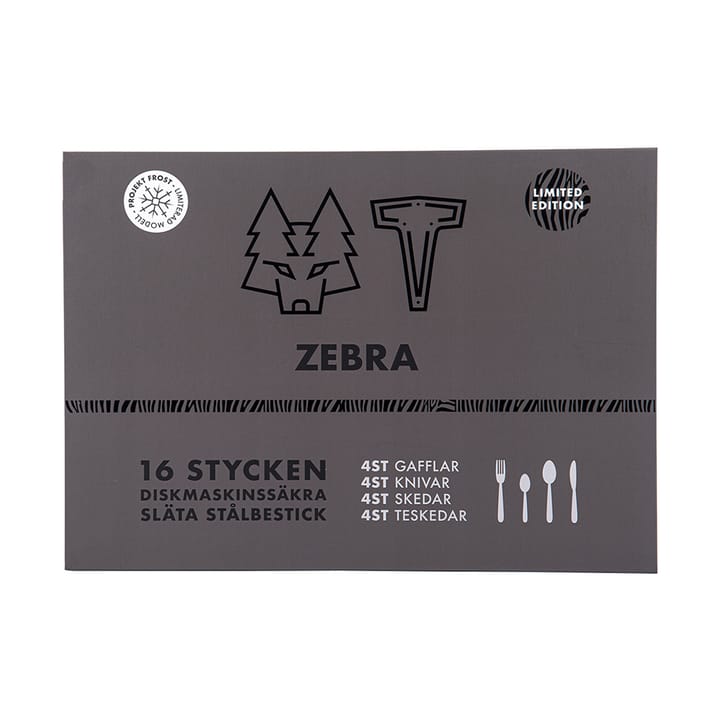 Cubertería Zebra - 16 piezas - Vargen & Thor