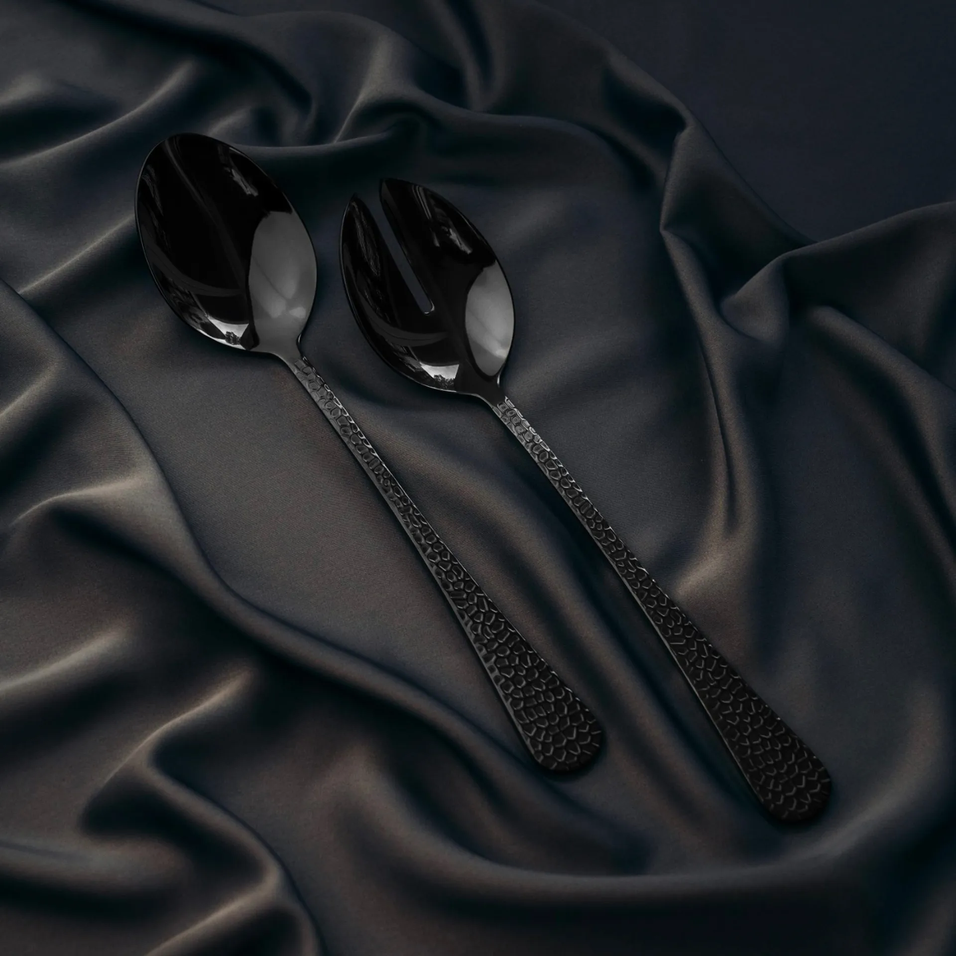 Cubiertos para ensalada Frost, Onyx Vargen & Thor