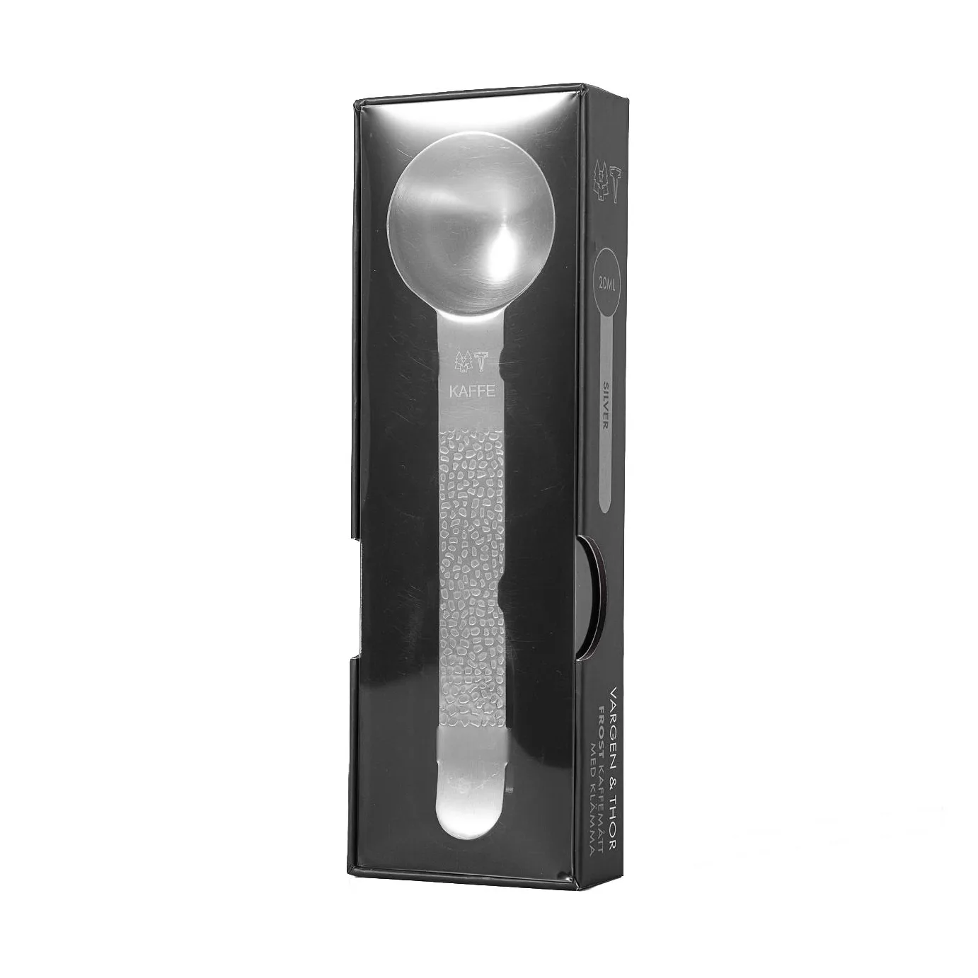 Cucharilla medidora de café con pinza, Plata, 20 ml Vargen & Thor