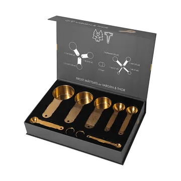 Juego de cucharas medidoras Frost - Latón, 7 piezas - Vargen & Thor
