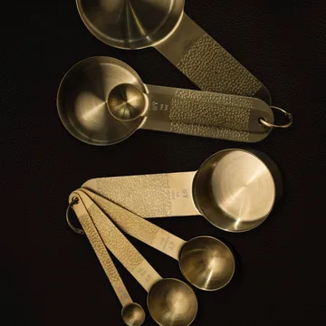 Juego de cucharas medidoras Frost - Latón, 7 piezas - Vargen & Thor