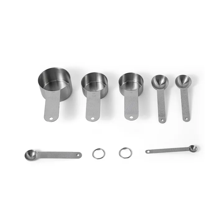 Juego de cucharas medidoras Frost - Plata, 7 piezas - Vargen & Thor