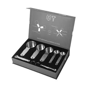 Juego de cucharas medidoras Frost - Plata, 7 piezas - Vargen & Thor