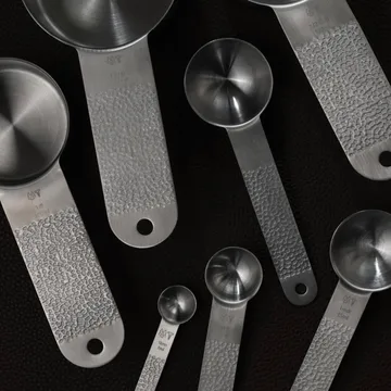 Juego de cucharas medidoras Frost - Plata, 7 piezas - Vargen & Thor