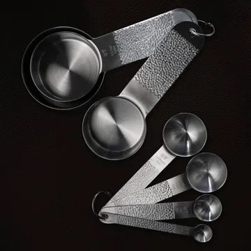 Juego de cucharas medidoras Frost - Plata, 7 piezas - Vargen & Thor