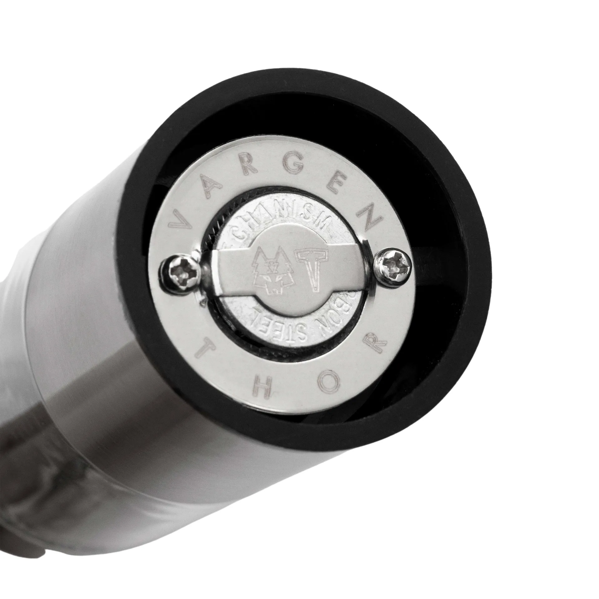 Molinillo de sal y pimienta Axia, acero cepillado Vargen & Thor