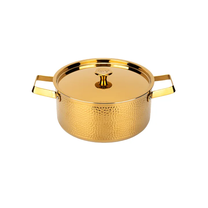 Olla Brassa Meya - Latón, 4 L - Vargen & Thor