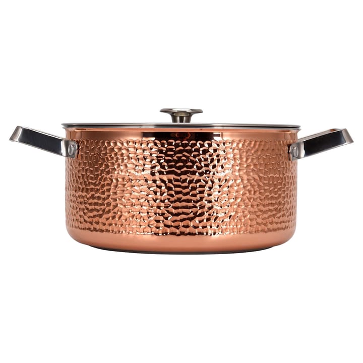 Olla con tapa Mjölner hamrad cobre, Miranda, 4 L Vargen & Thor