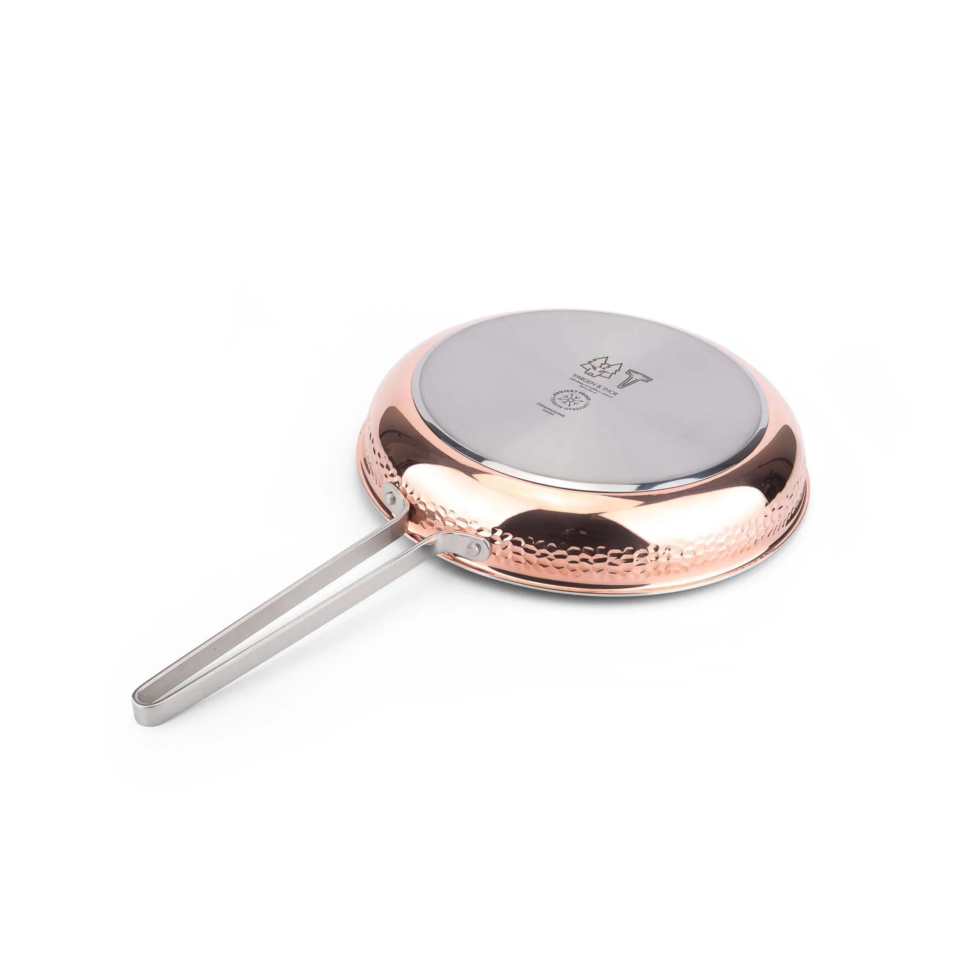 Sartén Mjölner hamrad cobre, Modelo Yb, Ø28 cm Vargen & Thor