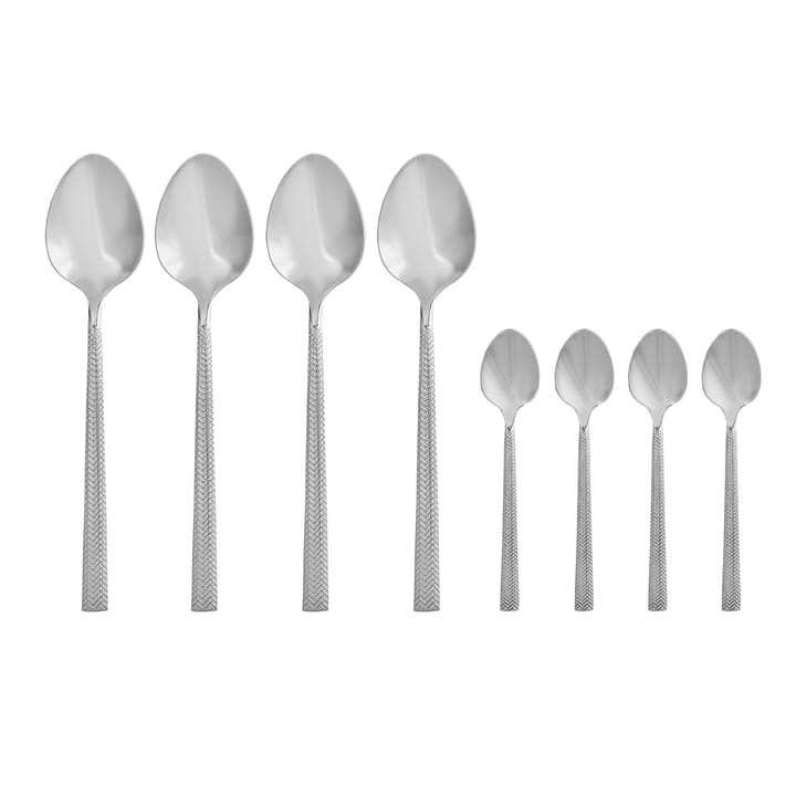 Set de cucharas Glöd - 4 cucharas + 4 cucharas de café - Vargen & Thor