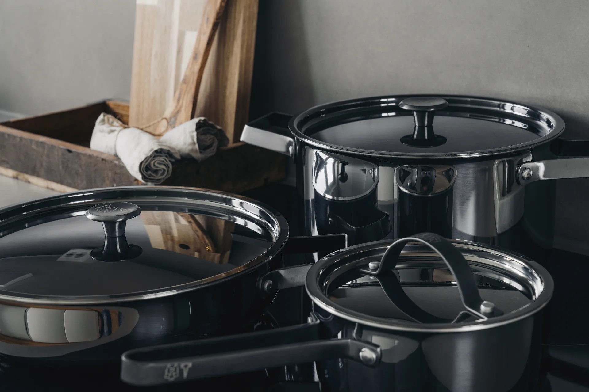 Set Svartstål PRO, 4 piezas Vargen & Thor