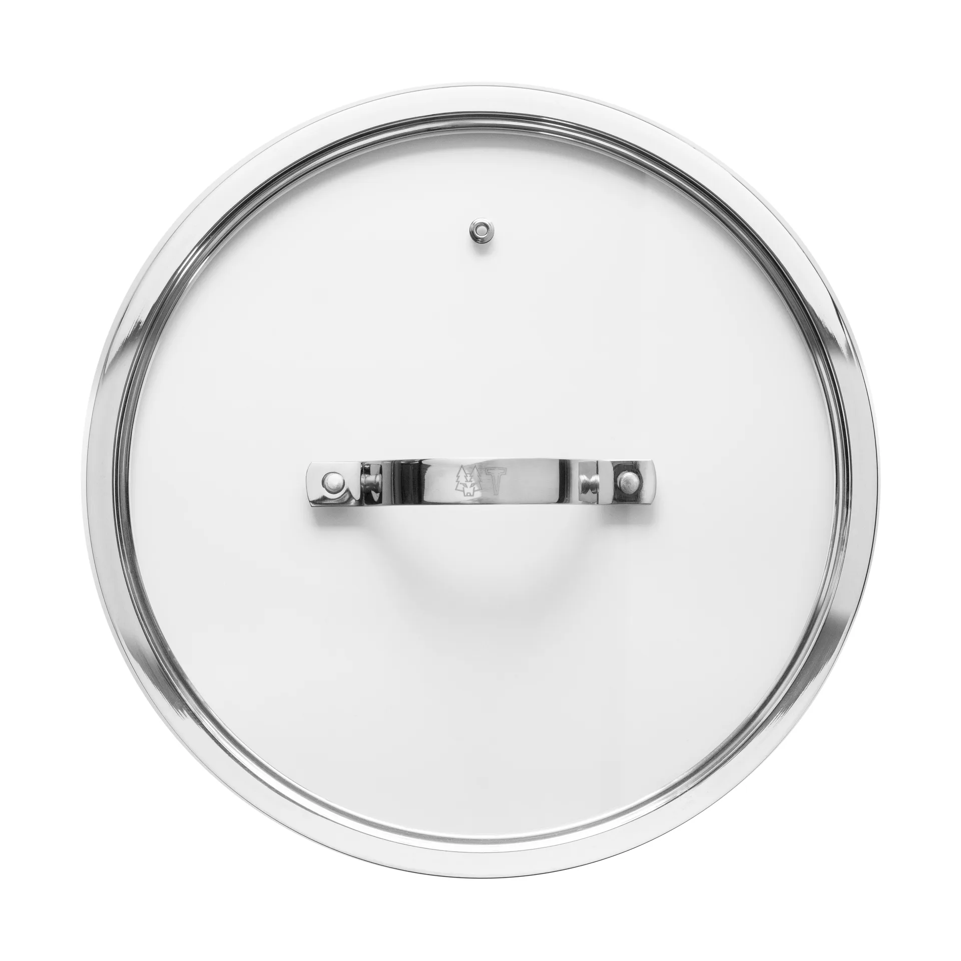 Tapa de vidrio Bas, Plateado, Ø28 cm Vargen & Thor