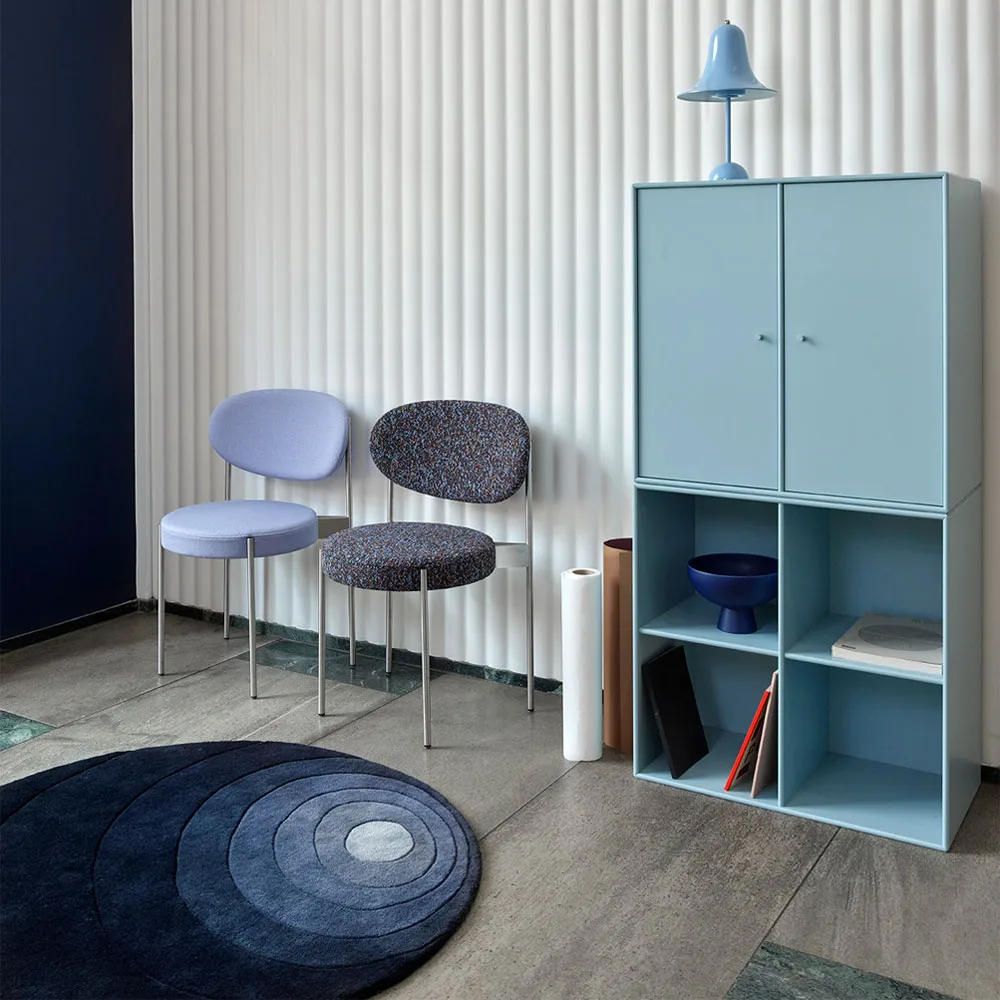 Alfombra redonda Luna, Dark sand, 120 cm Verpan