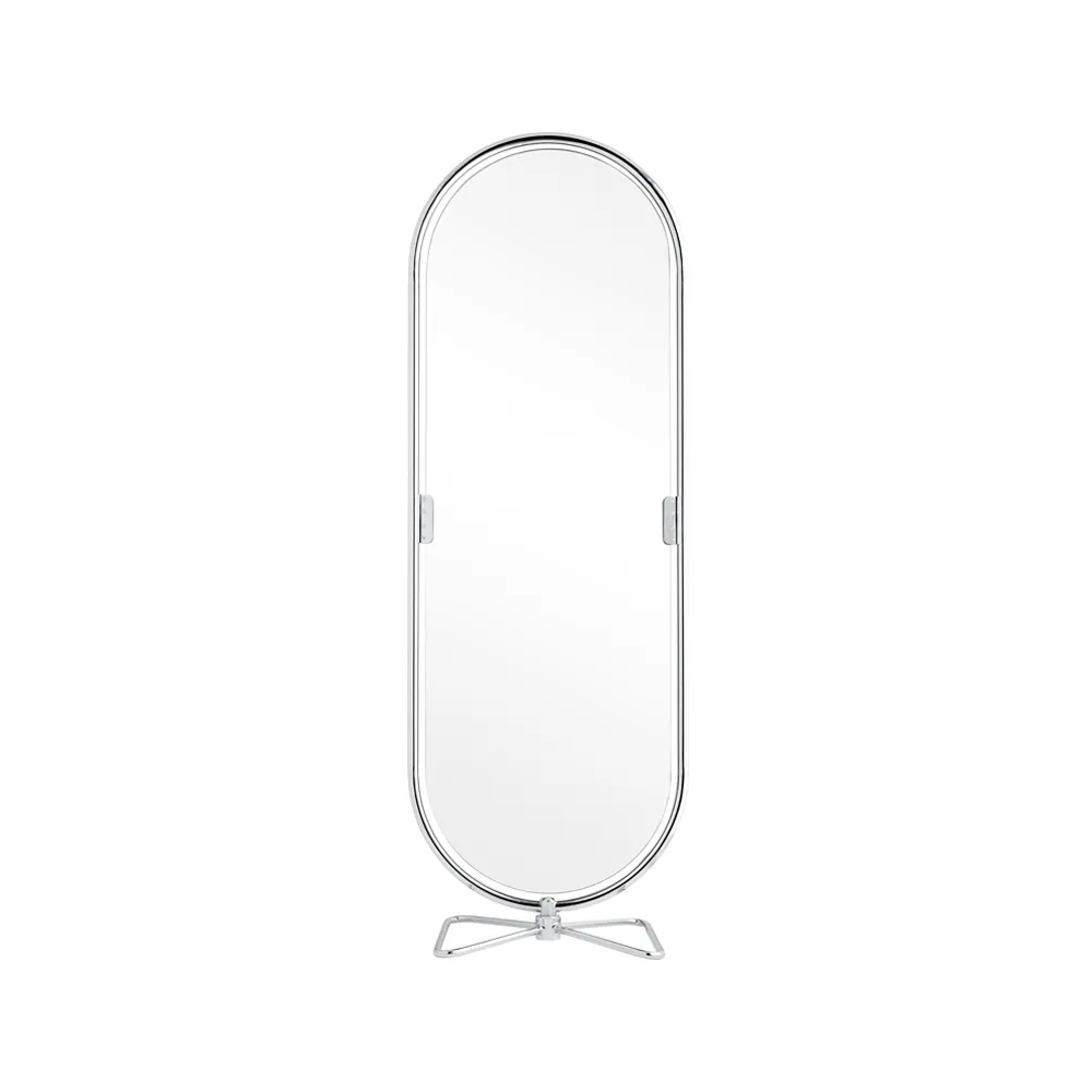 Espejo de suelo Panton System 123, Cromo Verpan