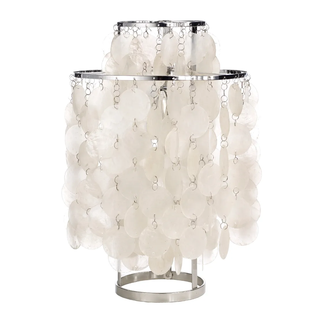 Lámpara de mesa FUN 2TM, cromo Verpan