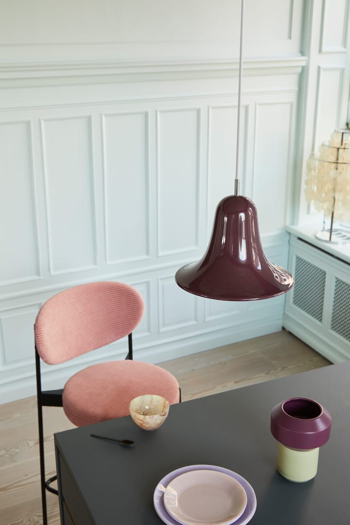 Lámpara de mesa Pantop Ø23 cm, Burgundy Verpan