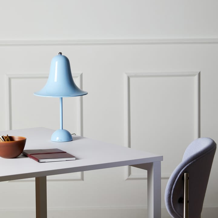 Lámpara de mesa Pantop Ø23 cm, Light blue Verpan