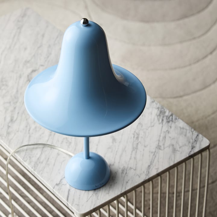 Lámpara de mesa Pantop Ø23 cm, Light blue Verpan
