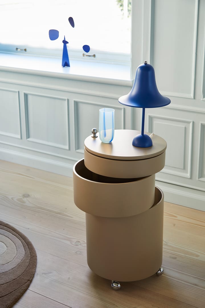 Lámpara de mesa Pantop Ø23 cm, Matt classic blue Verpan
